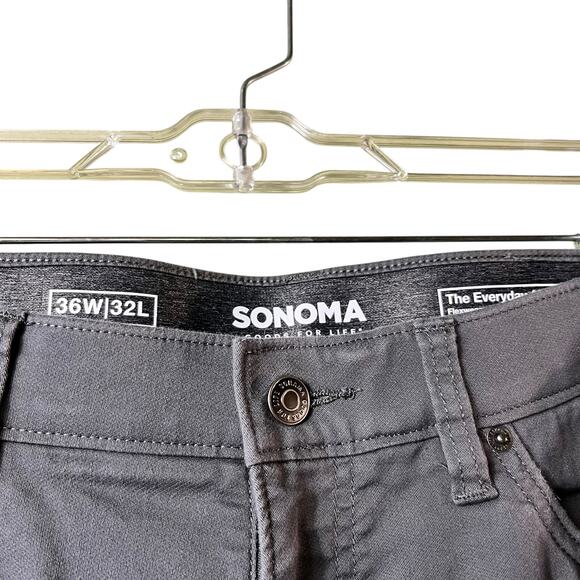 Sonoma Every Day All Day Pants in Gray 36 x 32 (2922) - Picture 2 of 3